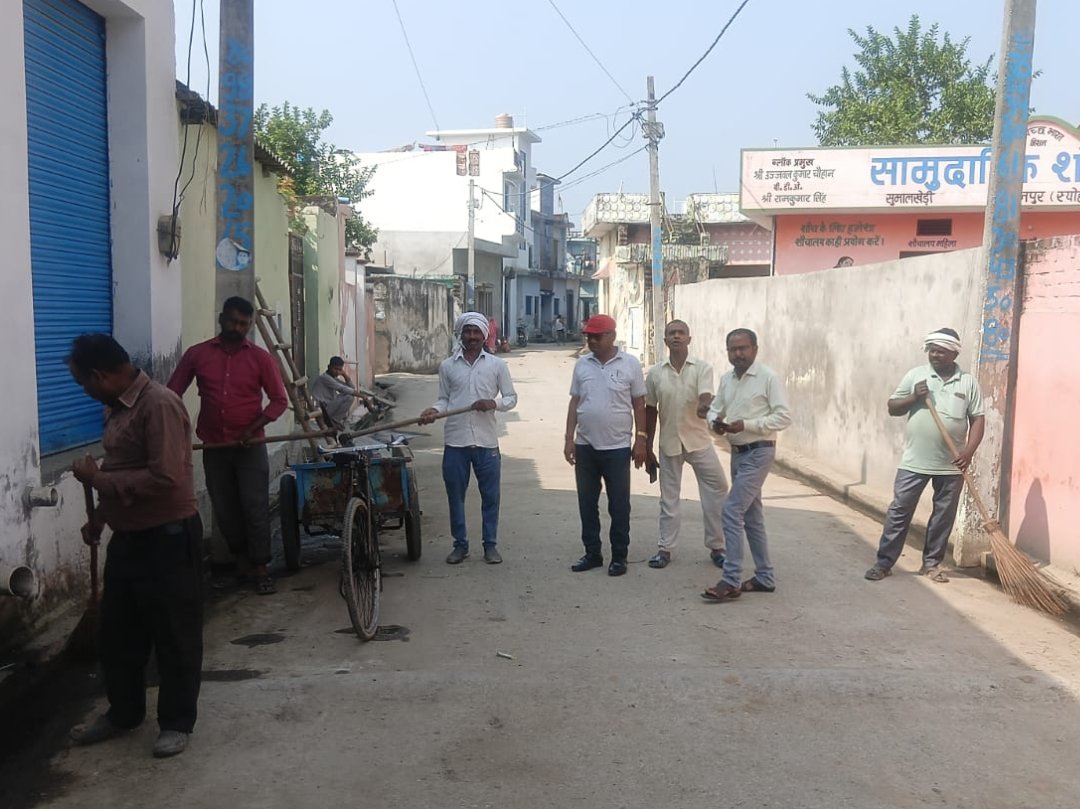 सहायक विकास अधिकारी अनील कुमार ने किया औचक निरीक्षण